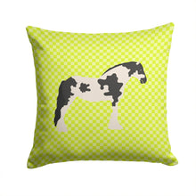 Load image into Gallery viewer, Cyldesdale Horse Green Throw Pillow - 14x14 Decorative Pillow – Art for Your Home &amp; Patio BB7738PW1414