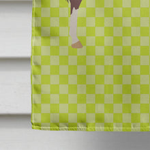 Load image into Gallery viewer, English Thoroughbred Horse Green Flag Canvas House Size BB7739CHF