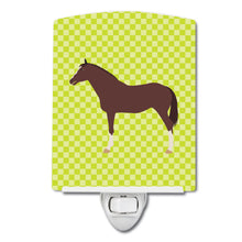 Load image into Gallery viewer, English Thoroughbred Horse Green Ceramic Night Light BB7739CNL