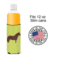 Load image into Gallery viewer, English Thoroughbred Horse Green   Hugger for slim cans