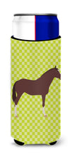 Load image into Gallery viewer, English Thoroughbred Horse Green   Hugger for slim cans