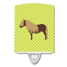 Load image into Gallery viewer, Shetland Pony Horse Green Ceramic Night Light BB7740CNL