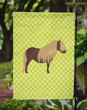 Load image into Gallery viewer, Shetland Pony Horse Green Garden Flag - Outdoor Decorative Yard Flag