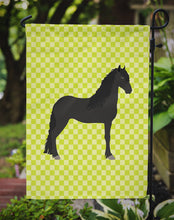 Load image into Gallery viewer, Friesian Horse Green Garden Flag - Outdoor Decorative Yard Flag
