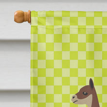 Load image into Gallery viewer, Vicugna or Vicuna Green Flag Canvas House Size BB7743CHF