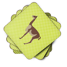 Load image into Gallery viewer, Vicugna or Vicuna Green Foam Coaster  BB7743FC