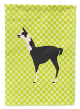 Load image into Gallery viewer, Llama Q' Ara Green Garden Flag - Outdoor Decorative Yard Flag BB7744GF