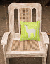 Load image into Gallery viewer, Alpaca Green Fabric Decorative Pillow BB7745PW1818