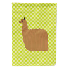 Load image into Gallery viewer, Alpaca Suri Green Flag Canvas House Size BB7746CHF