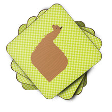 Load image into Gallery viewer, Alpaca Suri Green Foam Coaster  BB7746FC