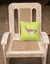 Load image into Gallery viewer, Guanaco Green Fabric Decorative Pillow BB7747PW1818
