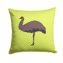 Load image into Gallery viewer, Emu Green Throw Pillow - 14x14 Decorative Pillow – Art for Your Home &amp; Patio BB7748PW1414