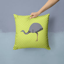 Load image into Gallery viewer, Rhea Green Throw Pillow - 14x14 Decorative Pillow – Art for Your Home &amp; Patio BB7749PW1414