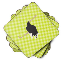 Load image into Gallery viewer, Common Ostrich Green Foam Coaster  BB7750FC