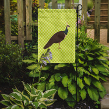 Load image into Gallery viewer, Indian Peahen Peafowl Green Garden Flag - Outdoor Decorative Yard Flag