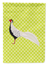 Load image into Gallery viewer, Silver Pheasant Green Garden Flag - Outdoor Decorative Yard Flag