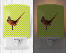 Load image into Gallery viewer, Ring-necked Common Pheasant Green Ceramic Night Light BB7756CNL