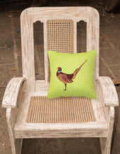 Load image into Gallery viewer, Ring-necked Common Pheasant Green Fabric Decorative Pillow BB7756PW1818