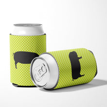 Load image into Gallery viewer, Devon Large Black Pig Green Can or Bottle Hugger BB7757CC