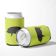 Load image into Gallery viewer, Berkshire Pig Green Can or Bottle Hugger BB7759CC