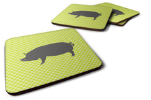 Load image into Gallery viewer, Berkshire Pig Green Foam Coaster  BB7759FC