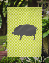 Load image into Gallery viewer, Berkshire Pig Green Garden Flag - Outdoor Decorative Yard Flag