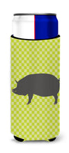Load image into Gallery viewer, Berkshire Pig Green   Hugger for slim cans