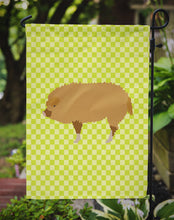 Load image into Gallery viewer, Hungarian Mangalica Pig Green Garden Flag - Outdoor Decorative Yard Flag