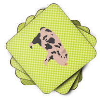 Load image into Gallery viewer, Mini Miniature Pig Green Foam Coaster  BB7761FC