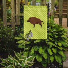 Load image into Gallery viewer, Wild Boar Pig Green Garden Flag - Outdoor Decorative Yard Flag