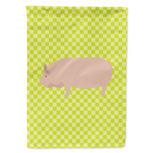 Load image into Gallery viewer, Welsh Pig Green Flag Canvas House Size BB7763CHF