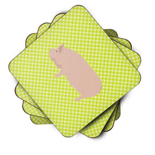 Load image into Gallery viewer, Welsh Pig Green Foam Coaster  BB7763FC