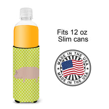 Load image into Gallery viewer, Welsh Pig Green   Hugger for slim cans