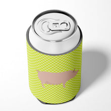 Load image into Gallery viewer, English Large White Pig Green Can or Bottle Hugger BB7764CC