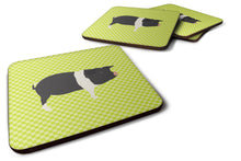 Load image into Gallery viewer, Hampshire Pig Green Foam Coaster  BB7765FC