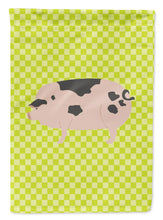 Load image into Gallery viewer, Gloucester Old Spot Pig Green Garden Flag - Outdoor Decorative Yard Flag