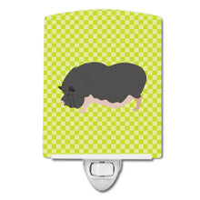 Load image into Gallery viewer, Vietnamese Pot-Bellied Pig Green Ceramic Night Light BB7767CNL