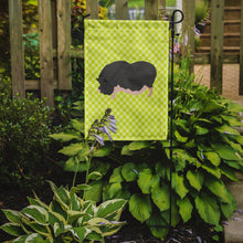 Load image into Gallery viewer, Vietnamese Pot-Bellied Pig Green Garden Flag - Outdoor Decorative Yard Flag
