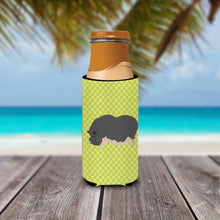 Load image into Gallery viewer, Vietnamese Pot-Bellied Pig Green   Hugger for slim cans
