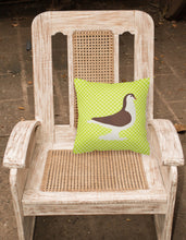 Load image into Gallery viewer, Large Pigeon Green Fabric Decorative Pillow BB7769PW1818