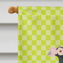 Load image into Gallery viewer, English Carrier Pigeon Green Flag Canvas House Size BB7771CHF