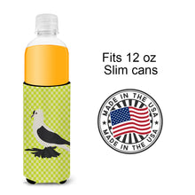 Load image into Gallery viewer, Saxon Fairy Swallow Pigeon Green   Hugger for slim cans