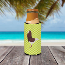 Load image into Gallery viewer, Capuchin Red Pigeon Green   Hugger for slim cans