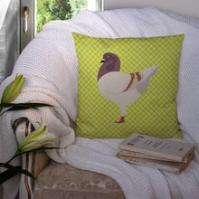 Load image into Gallery viewer, German Modena Pigeon Green Throw Pillow - 14x14 Decorative Pillow – Art for Your Home &amp; Patio BB7775PW1414