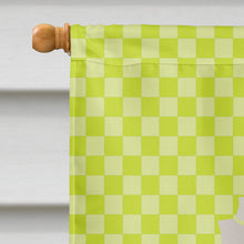 Load image into Gallery viewer, Silver Fantail Pigeon Green Flag Canvas House Size BB7776CHF