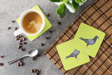 Load image into Gallery viewer, Racing Pigeon Green Foam Coaster  BB7777FC