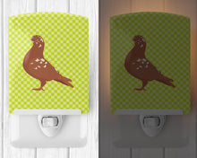 Load image into Gallery viewer, African Owl Pigeon Green Ceramic Night Light BB7779CNL