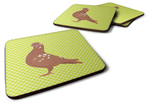 Load image into Gallery viewer, African Owl Pigeon Green Foam Coaster  BB7779FC