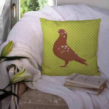 Load image into Gallery viewer, African Owl Pigeon Green Throw Pillow - 14x14 Decorative Pillow – Art for Your Home &amp; Patio BB7779PW1414