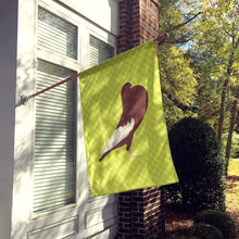 Load image into Gallery viewer, English Pouter Pigeon Green Flag Canvas House Size BB7780CHF